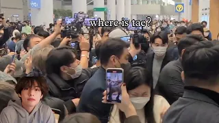 Army fighting for taehyung, there is no place for stand 🤣🤭#bts #taehyung