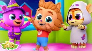 Five Little Monsters | Halloween Monster Song | Scary Cartoon Videos | Spooky Rhymes for Kids