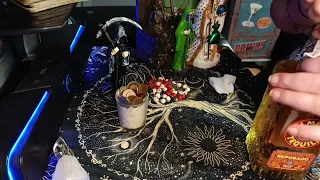 Limpieza a mi Santita hoy Lunes.