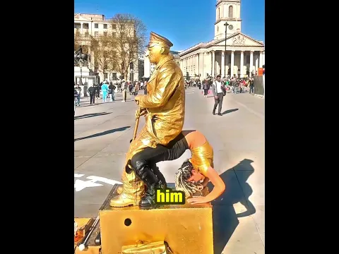 She Tried To Expose This Human Statue!