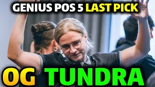 OG vs TUNDRA Game 5 - GENIUS POS5 LAST PICK!! TI10 EU GRAND FINAL