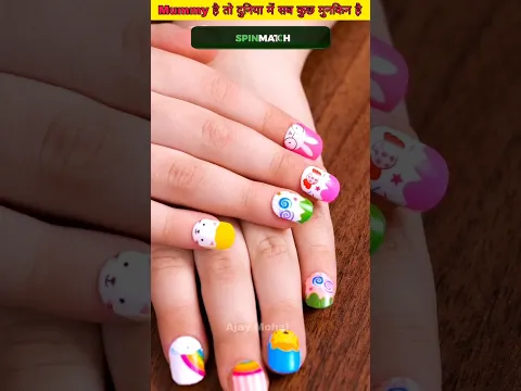 Plastic के नाखूनों ने बचाया हजारों का खर्चा 💅🏻 || Amazing Nail Paint Arts 🎨