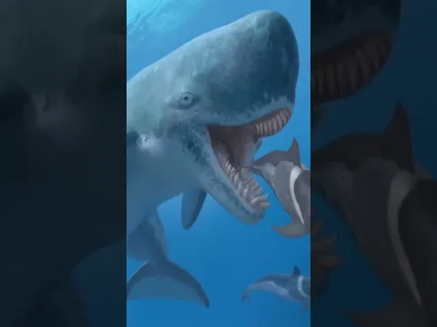 El Rival Más Fuerte 💪🏻 Que Tuvo El Megalodon 🦈 #short #youtubeshort #youtube