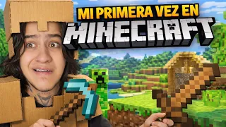 INTENTÉ SOBREVIVIR EN MINECRAFT POR PRIMERA VEZ