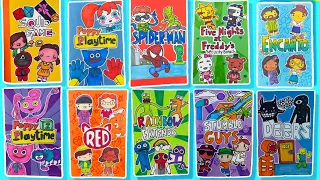 HAZ UN LIBRO PARA JUGAR - Poppy Playtime, Rainbow Friends, Spiderman, Red y Doors