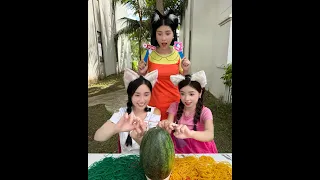 🔴 Break watermelon with 100000 rubber bands