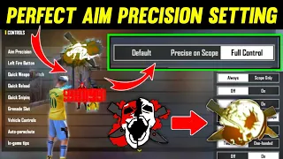 PERFECT AIM PRECISION SETTING FULL DETAILS | FREE FIRE AIM PRECISION | FREE FIRE PRO PLAYER SETTING