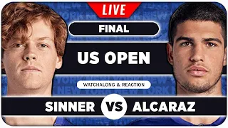 SINNER vs ALCARAZ • US Open 2025 Final • LIVE Tennis Watchalong