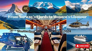 From Norway’s Fjords to Monaco’s Glamour | Shutterbug’s 4K Travel Diary 2024