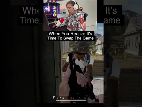 When You Realize It's Time To Swap The Game #funny #viral #gaming #noob