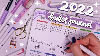 Setting Up My 2022 Bullet Journal