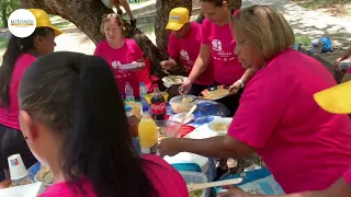 Journée sportive en équipe en l'honneur d'Odysséa ! Team Mièdaou