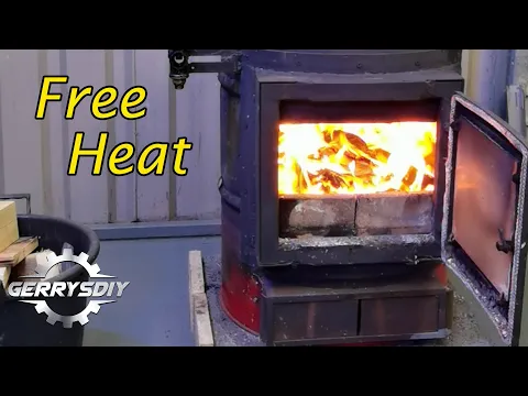 Free heat Used oil and Sawdust
