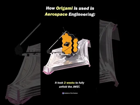 Origami is widely used in Aerospace 🛰️
