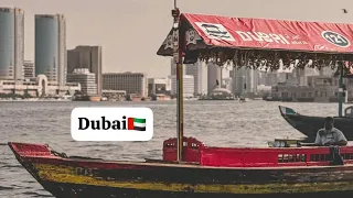 Crossing Dubai Creek by Traditional Ferry | Bur Dubai to Al Ras” 🇦🇪