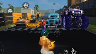 🤣El que gane la carrera se gana el pantalón dino😈😆 #freefire free fire