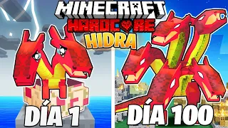 SOBREVIVÍ 100 DÍAS como UNA HIDRA en MINECRAFT HARDCORE!