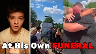 He Faked His Death, Came To His Funeral On a Helicopter.
