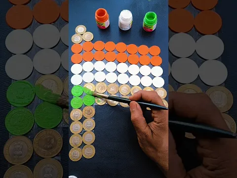 Indian Flag Painting 🥰 | Indian Flag 🇮🇳 #shorts #viral #youtubeshorts