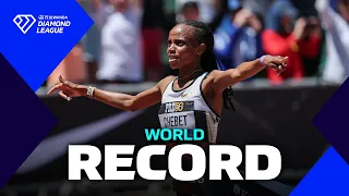 WORLD RECORD | Beatrice Chebet Breaks 14 Min Barrier – Wanda Diamond League