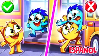Canción de las reglas del autobús ☝️🚌 | Divertidas canciones para niños 😻🐨 por Baby Zoo Español