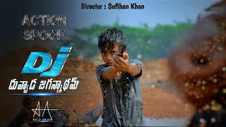 Dj movie scene | Allu Arjun action  @Tigerrace