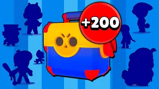 ABRÍ MAS DE 200 MEGACAJAS🧰 EN UNA CUENTA DE NIVEL CERO - Brawl Stars