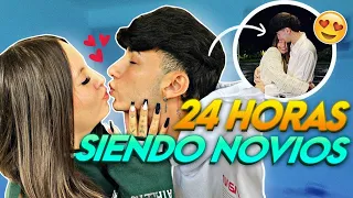24 HORAS SIENDO NOVIOS CON MI CRUSH 😍 *nos besamos* 😳