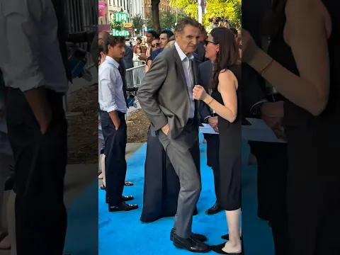 Liam Neeson Rare Angry Moment Of His Life In Event While Pamela Anderson with Him #liam #pamela