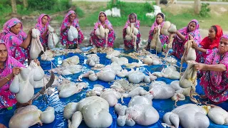 40 Goat Intestine Curry - Mutton Bot with Luchi to Feed 400+ Villagers - Intestine Gravy Recipe