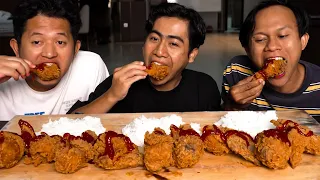mukbang ayam super pedas