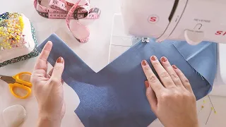 CÓMO COSER UN CUELLO CUADRADO! - PASO A PASO