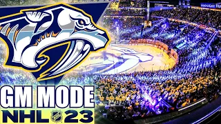 NHL 23 - Nashville Predators - GM Mode Commentary ep 1