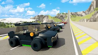 2024 High Speed Lego Car Ramp Jumps - BeamNG Drive | BeamNG with Ryan