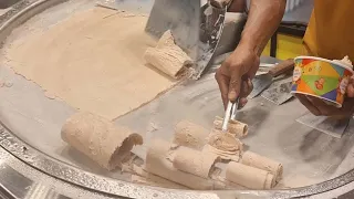 Ice Cream Roll Special Best on street