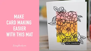 Create Cards with the NEW Clearly Amazing Mat! | Scrapbook.com Exclusives