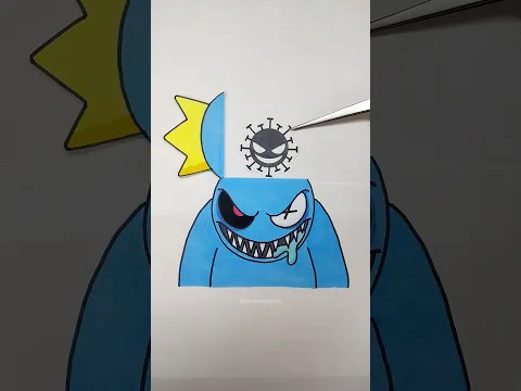 Rainbow Friends Evil Blue fixed! #shorts #satisfying #youtubeshorts #rainbowfriends #edit
