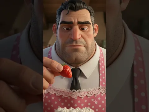 DON'T INTERRUPT THE CHEF! 🎂🤫 #trending #ai#3danimation #viralvideo #shortvideo #ai #youtubeshorts