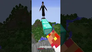 Always Help a Wednesday Addams In Need... 153% 🥺  #shorts #minecraft