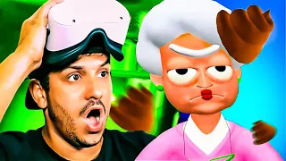 LE HICE UNA BROMA AMI MAESTRA CON KK 🤣 (Bad boy simulator) - VR