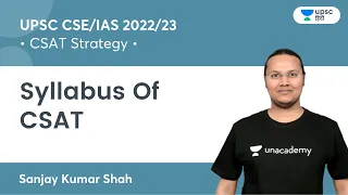 Strategy | Syllabus Of CSAT | UPSC CSE | Unacademy UPSC Hindi