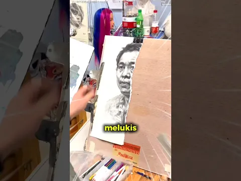 Baru Selesai Lukis, Malah Dihancurkan🤯