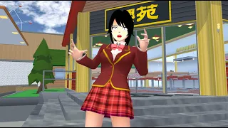 แผนร้ายมีผู้หญิงเต้นยั่วรุ่นพี่ในร้านอาหารใหม่ | Sakura School Simulator