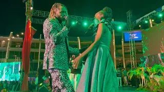 Zaidi Ya Upendo DIAMOND ampandisha HAWA jukwaani na Mimba na Kuimba nae mtoto akizaliwa muite nasibu