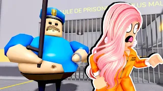 S’ÉCHAPPER DE LA PRISON DE L'ÉNORME MÉCHANT POLICIER DANS ROBLOX! (BARRY'S PRISON RUN)