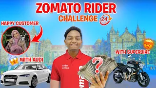 I Became A ZOMATO DELHIVERY BOY For 24 Hours | Super Car & Super Bike😱😍😳| #MEGACELLBUDDY SHOP#mumbai