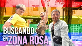 BUSCANDO 🪵 EN ZONA ROSA CON @DamianCervantes y @ItsGeorgieBoy1 #PaquitaEnLaCapital