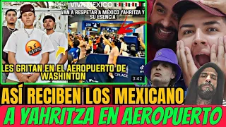 🇲🇽 reacción ASI RECIBEN LOS MEXICANOS a YAHRITZA en el AEROPUERTO😱 NO CREERAS LO QUE PASO😅*EPICO*