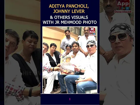 ADITYA PANCHOLI और JOHNNY LEVER ने JR MEHMOOD को श्रद्धांजलि दिया | Hit TV Today |