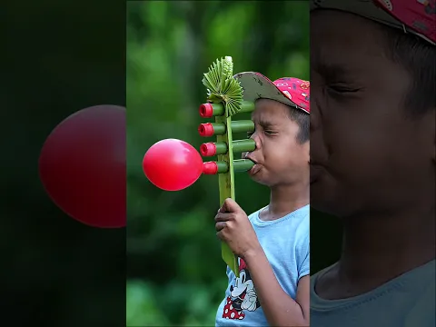 Cute Colourful Balloons Toys with Bamboo #toys #diy #craft
